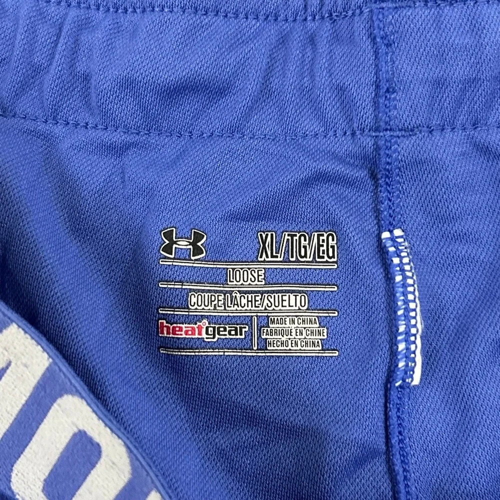 Under Armour Shorts Womens XL Blue HeatGear Loose Fit Athletic Running Gym